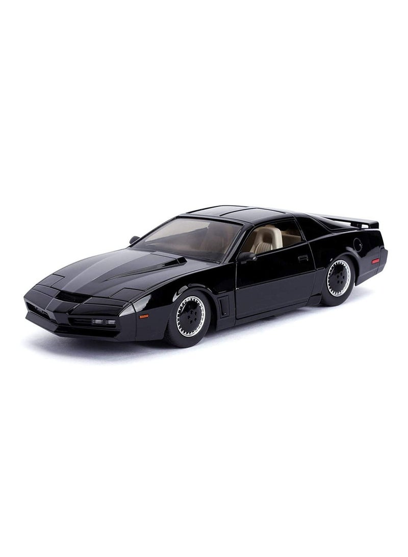 HOLLYWOOD Original Jada Toys Hollywood Rides Knight Rider K.I.T.T. 1:24 Scale Diecast Vehicle Model Collectible Model, Hobby Display, Movie Memorabilia, Birthday & Hobby Gift, Decor Ornament - Image 2