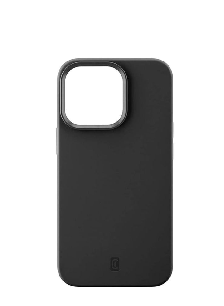 سيلولار لاين حافظة حماية من السيليكون ناعم الملمس لجوال ايفون 13 برو مُعززة بتقنية مايكروبان ومضادة للبكتيريا من سيلولارلاين - لون اسود - Image 3