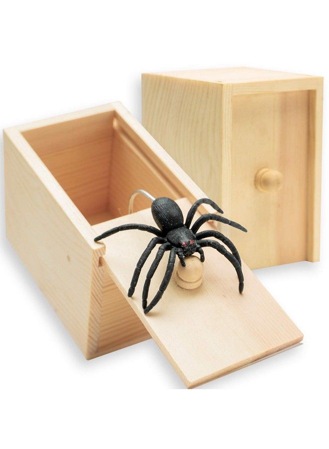 Fun Spider Money Surprise Box,Rubber Spider Prank Box,Handcrafted Spider In Box Prank  - Image 1