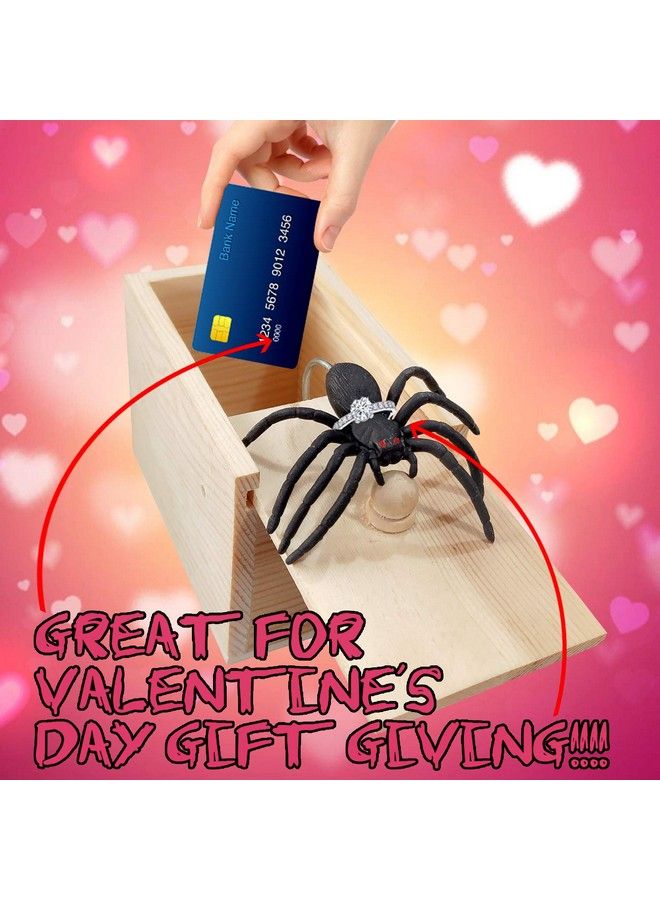 Fun Spider Money Surprise Box,Rubber Spider Prank Box,Handcrafted Spider In Box Prank  - Image 3