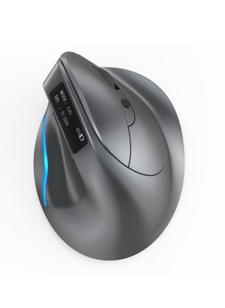 F26C Bluetooth Vertical Mouse, Wireless Ergonomic Mice, with OLED Screen RGB USB Optical, Rechargeable Mouse, for PC Laptop Gaming - pzsku/Z65375A50D1C42863031FZ/45/_/1733881424/1a9ec91e-deb6-47a3-9ae7-19345c8b1d47