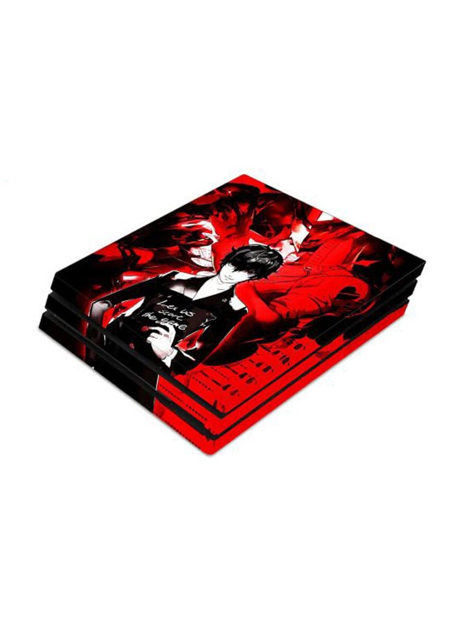 NIBEMINENT 3-Piece Anime Character Printed Console And Controller Sticker Set For PlayStation 4 Pro  - Image 4