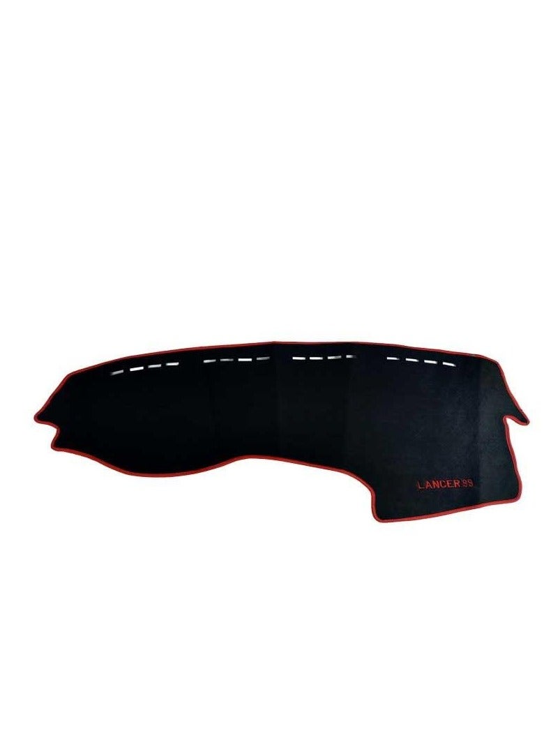 High quality linen dashboard brushes, red line, suitable for Lancer 99