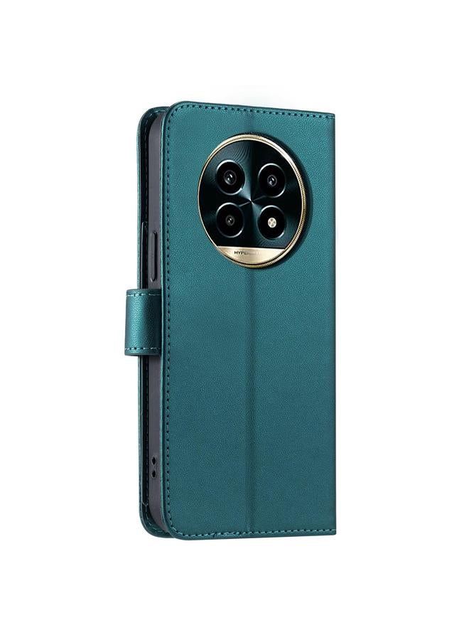 S-TOP Case For Realme 13+ 5G Global Ring Buckle Rhombic Leather Phone Case - Image 3