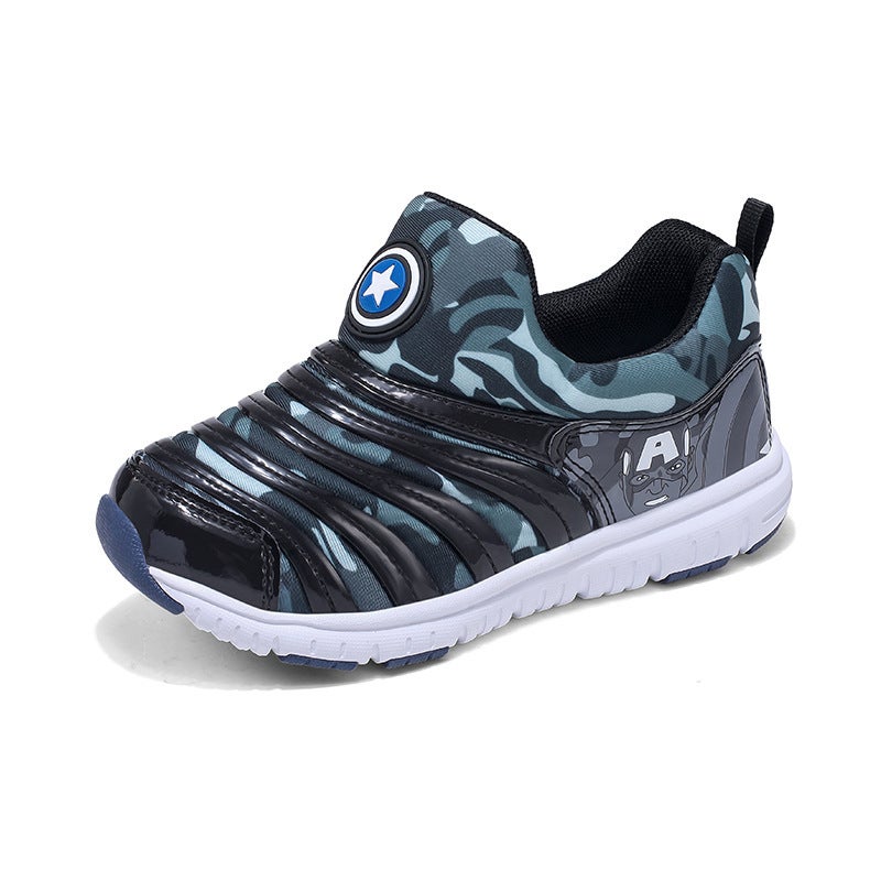 Caterpillar Children'S Shoes, Children'S Breathable Mesh Boys And Girls Baby Shoes, Small And Medium-Sized Children'S Soft-Soled Casual Sports Shoes - Image 1