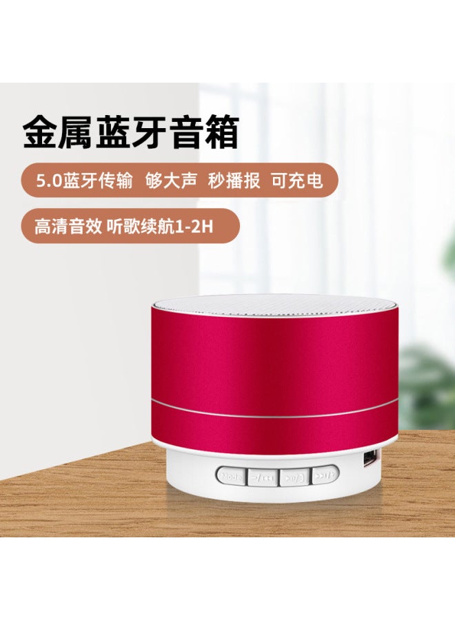 نيوترل مكبر صوت بلوتوث جديد مكتبي محمول، مكبر صوت سلسلة، مضخم صوت صغير، مدفع فولاذي صغير، تقليل الضوضاء، صوت بلوتوث - Image 1