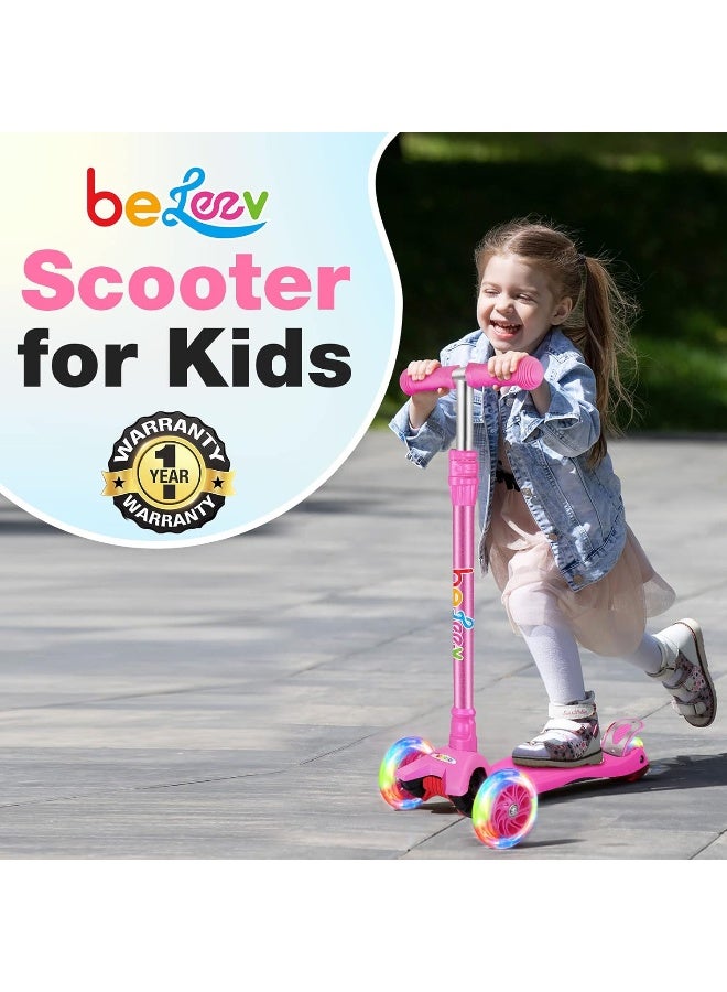BELEEV A2 Scooters for Kids 3 Wheel Kick Scooter for Toddlers Girls Boys - Image 3