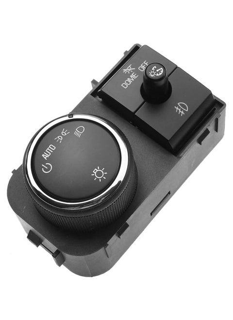 Headlight Dimmer Switch for 2007-2014 Chevy Avalanche Silverado Suburban Tahoe GMC Sierra Yukon XL, Fog Light Switch Dome Headlamp Switch Assembly, Headlight Switch 25858705 15096895 15926099
