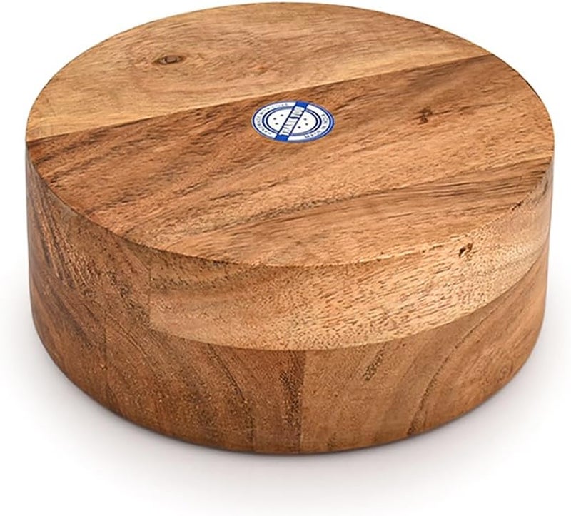 BHAVATU Salad Bowl Acacia Wood for Serving Fruit Bowls Handmade Durable and Stylish Natural and Perfect for Gifting 6 x 6 x 25 - Image 4