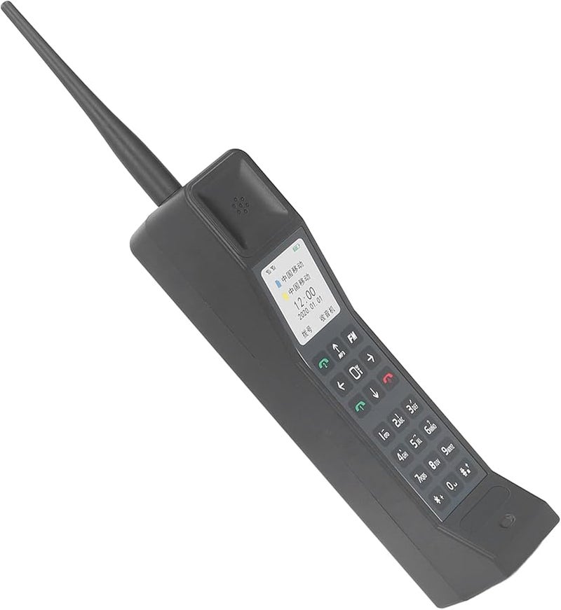 Vintage Retro 80s 90s Brick Cell Phone Model Black Nostalgic Decor Prop - Image 5