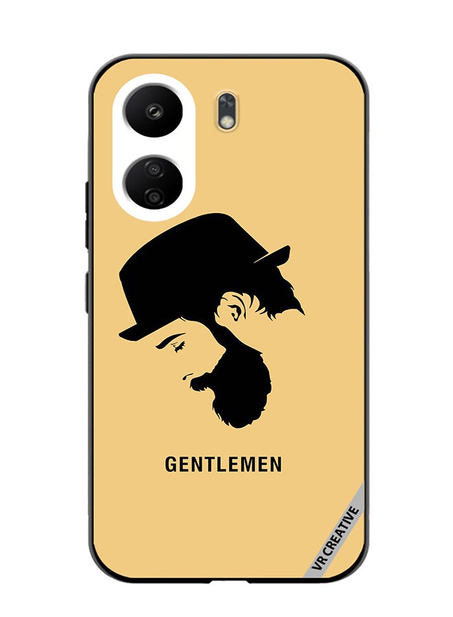 VR CREATIVE Protective Case Cover For Xiaomi Redmi 13C Gentlemen Design Multicolour - Image 1