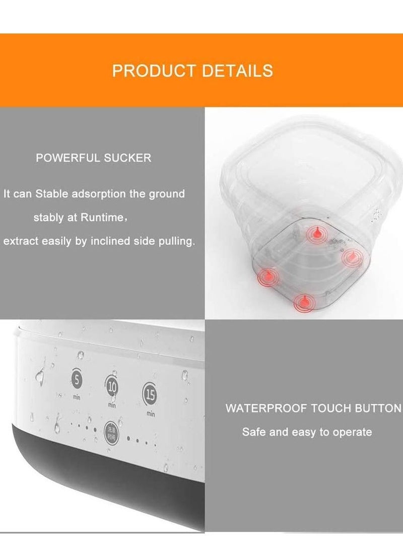 Cool Baby Portable mini folding clothes washing machine, bucket automatic home travel self-driving tour underwear foldable washer - Image 3