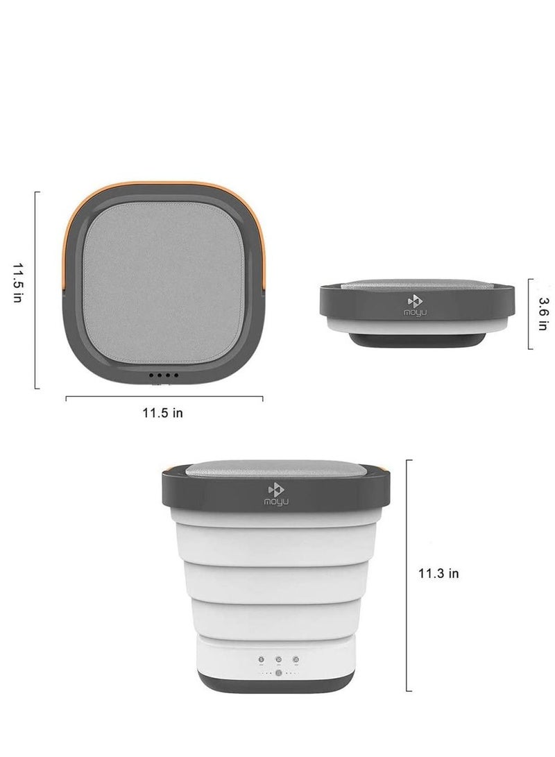 Cool Baby Portable mini folding clothes washing machine, bucket automatic home travel self-driving tour underwear foldable washer - Image 4