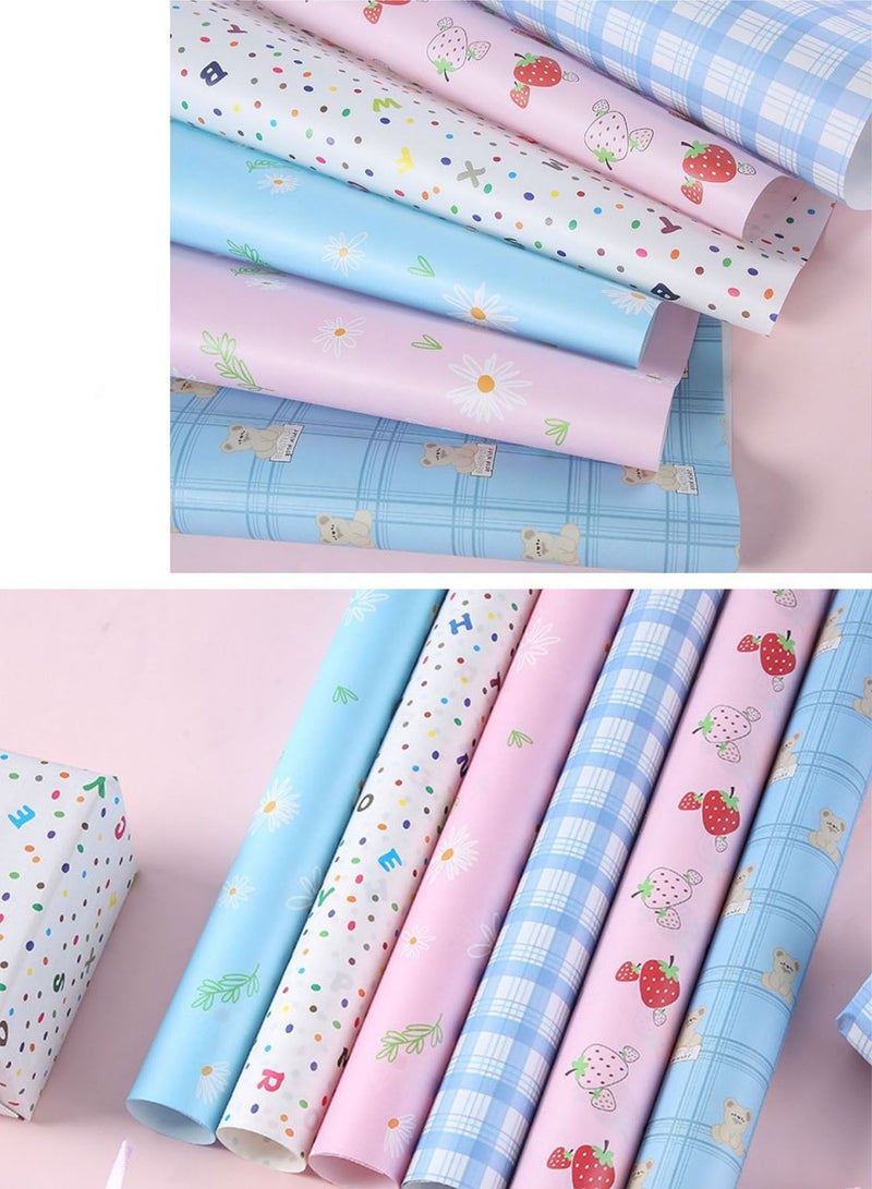 Generic 6 Sheets Gift Wrapping Paper Set Box Wrap for Her Him Women Men Gifts Wrapping Best Gifft  - Image 2