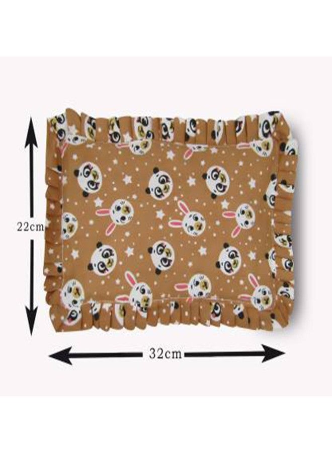 NME COLLECTION Baby Pillow for Newborns with Mustard Seed Filling | Rai Head Shaper Pillow for Infants | Neck Support Pillow 0-12 Months |Safe Sleep Essentials (CP_Rabbit) - Image 2