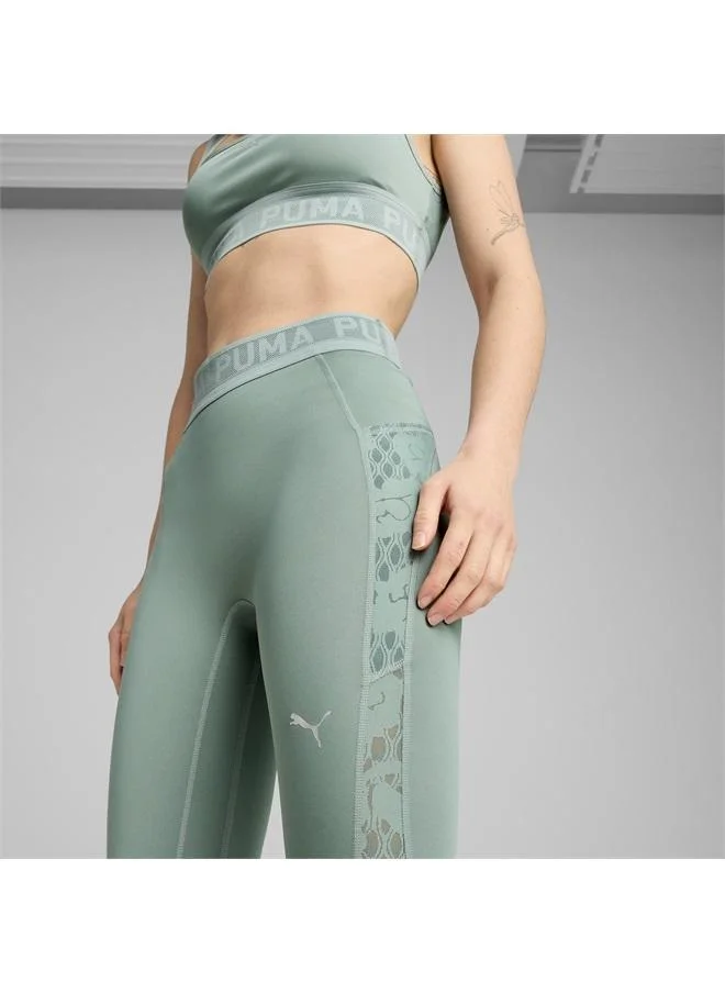 Puma Green Moon LACE High-Waisted 7/8 Tights Women for Women | Best Price UAE