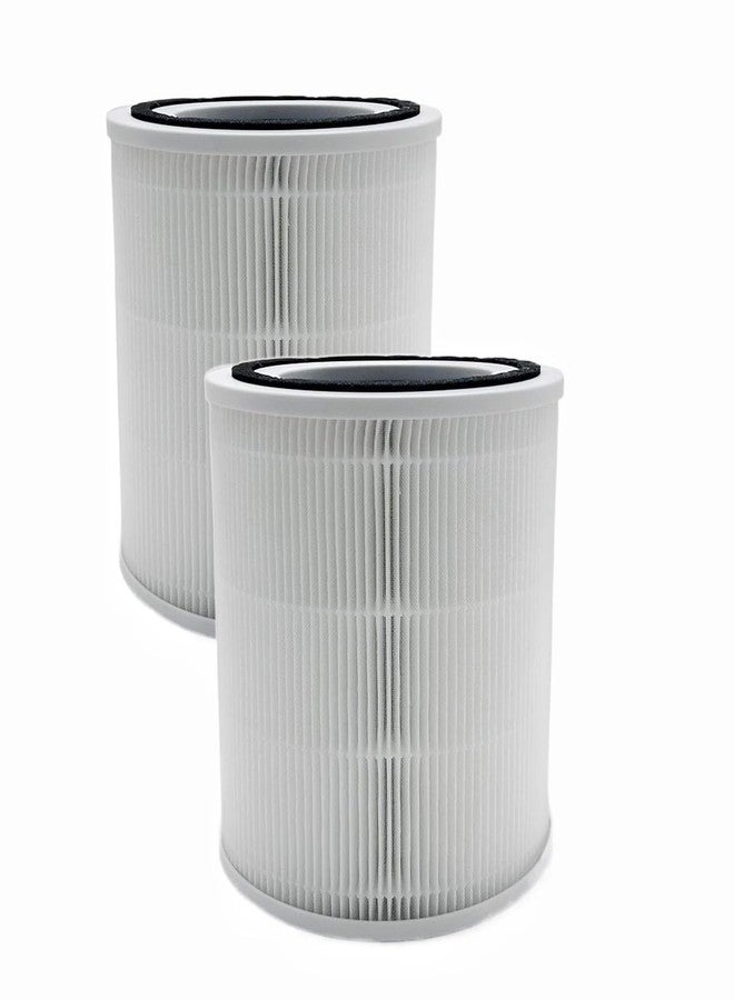CHNPOFNT 2 PACK TT-AP005 Replacement Filter Compatible with TaoTronics he-pa Air Purifier, 3-in-1 H13 True he-pa with High-efficiency Activated Carbon Pre-Filter - Image 5