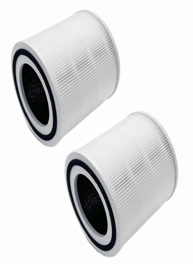 CHNPOFNT 2 PACK TT-AP005 Replacement Filter Compatible with TaoTronics he-pa Air Purifier, 3-in-1 H13 True he-pa with High-efficiency Activated Carbon Pre-Filter - Image 2