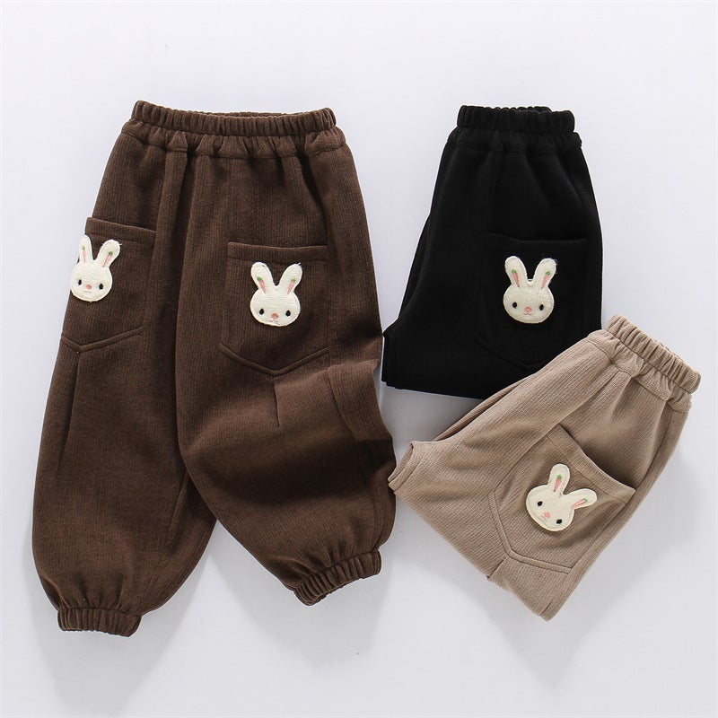 Children'S Girls' Long Pants New Baby Girl Casual Pants Cartoon Loose Pants Fashion - Image 5