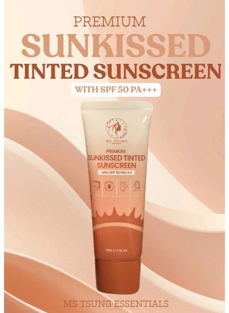 أساسيات السيدة تسونغ واقي الشمس الملون الفاخر، بمعامل حماية SPF 50 PA+++ - Image 3