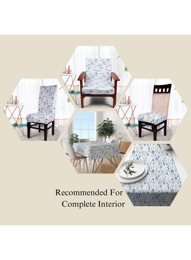 STITCHNEST Blu Spring Printed Poly Cotton Table Runner and Bed Runner (13 x 60 Inches with Tassel) - Image 4