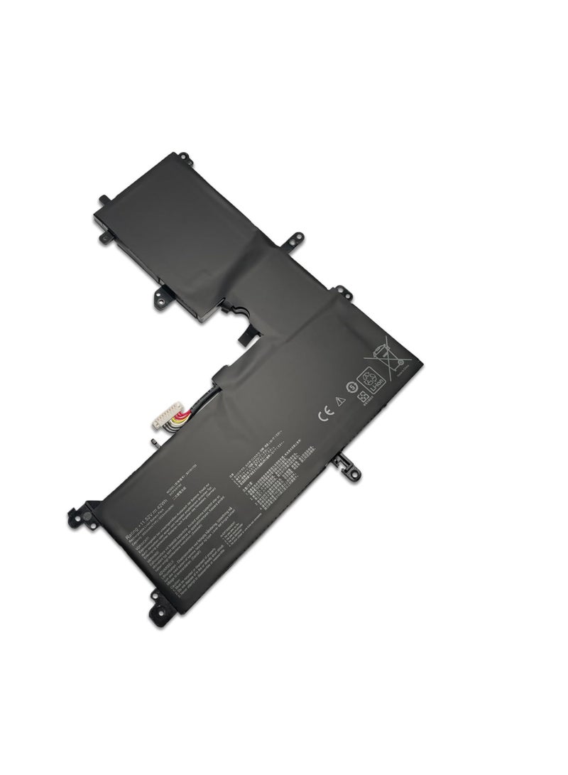 Terabyte B31N1705 3ICP5/57/80 Laptop Battery Replacement for Asus VivoBook Flip 14 TP410UA TP410UF TP410UR UX460UA Q405UA Series(11.52V 42Wh 3653mAh) - Image 1
