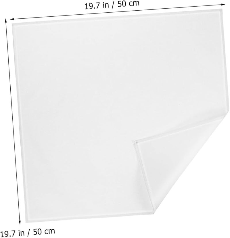 توتوريتي 5 قطع مناديل عشاء قطنية بيضاء ماصة أنيقة لحفلات الزفاف والعشاء - Image 3