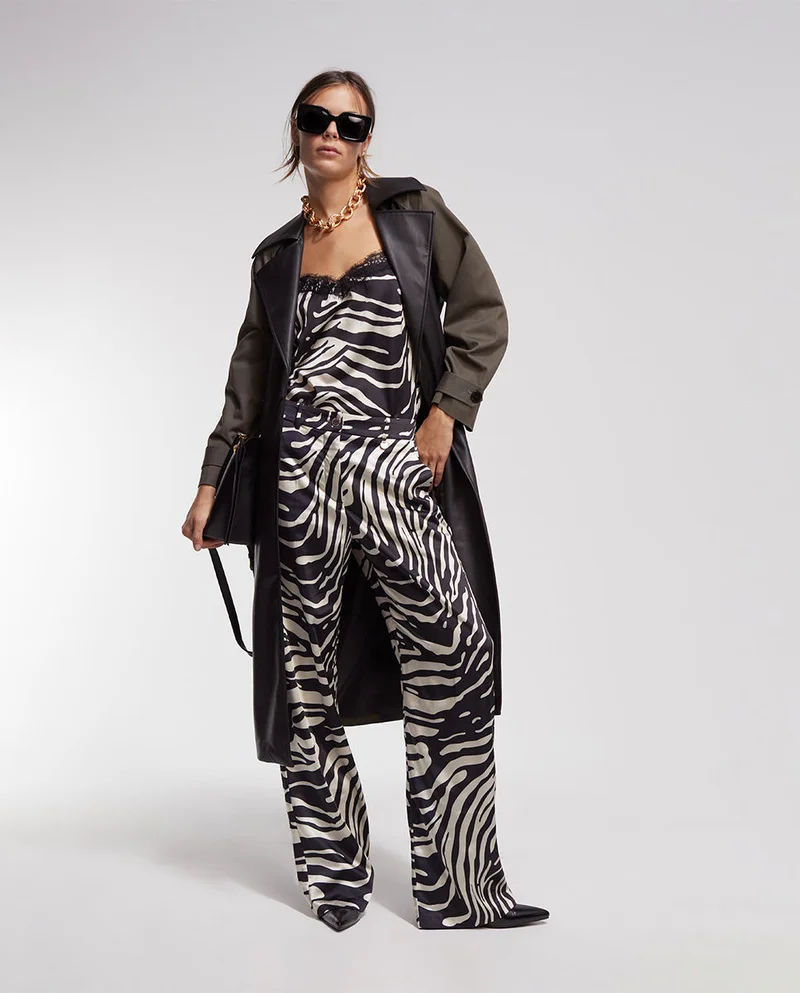 Lola Casademunt Zebra palazzo trousers