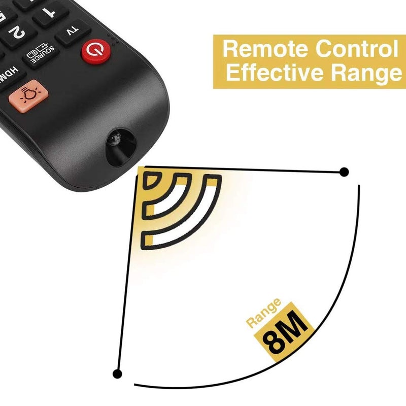 VTINVAN for Samsung TV Remote Replacement for Smart TV with Voice Control - Compatible with Samsung TV 2015-2024 Models - Voice Command (Replacement for OEM) - Image 3