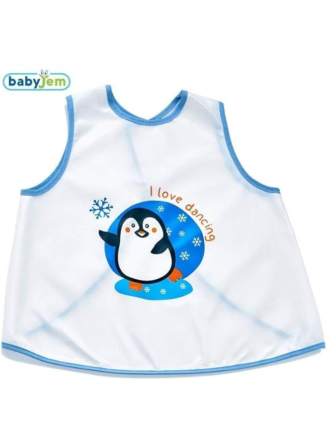 BabyJem Penguin Printed Bib - Image 1
