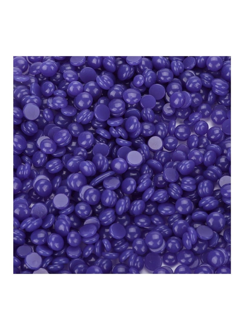 بلومنغ تايم كيس 500 جرام من حبوب شمع لإزالة الشعر بدون شريط سهلة إزالة الشعر للذراعين والساقين والعناية بالجمال حبوب الشمع الأرجواني - Image 3