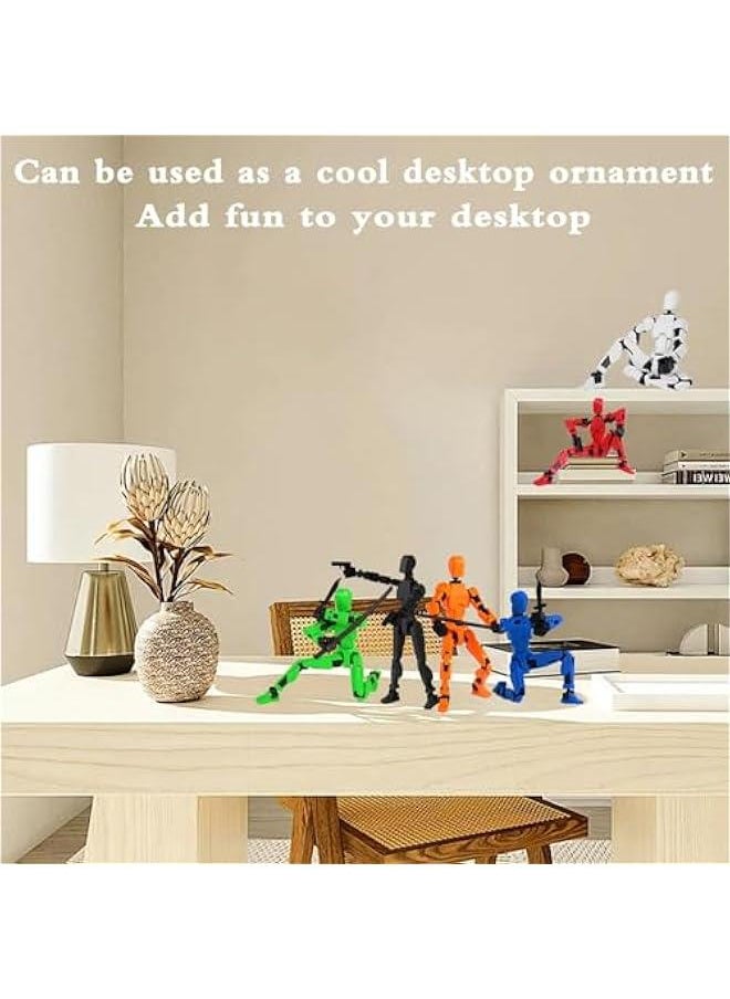 OCTOBER - Already Assembled T13 Action Figure Accessories,Dummy 13 T13 Multi-Jointed Movable,for Collectors Desktop Decorations t-13 Movability 3D Printed Toys (Color Style) - Image 1