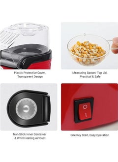 GREEN LION Pop Joy Pop Corn Maker 1200W 270ML - Red  - Image 3