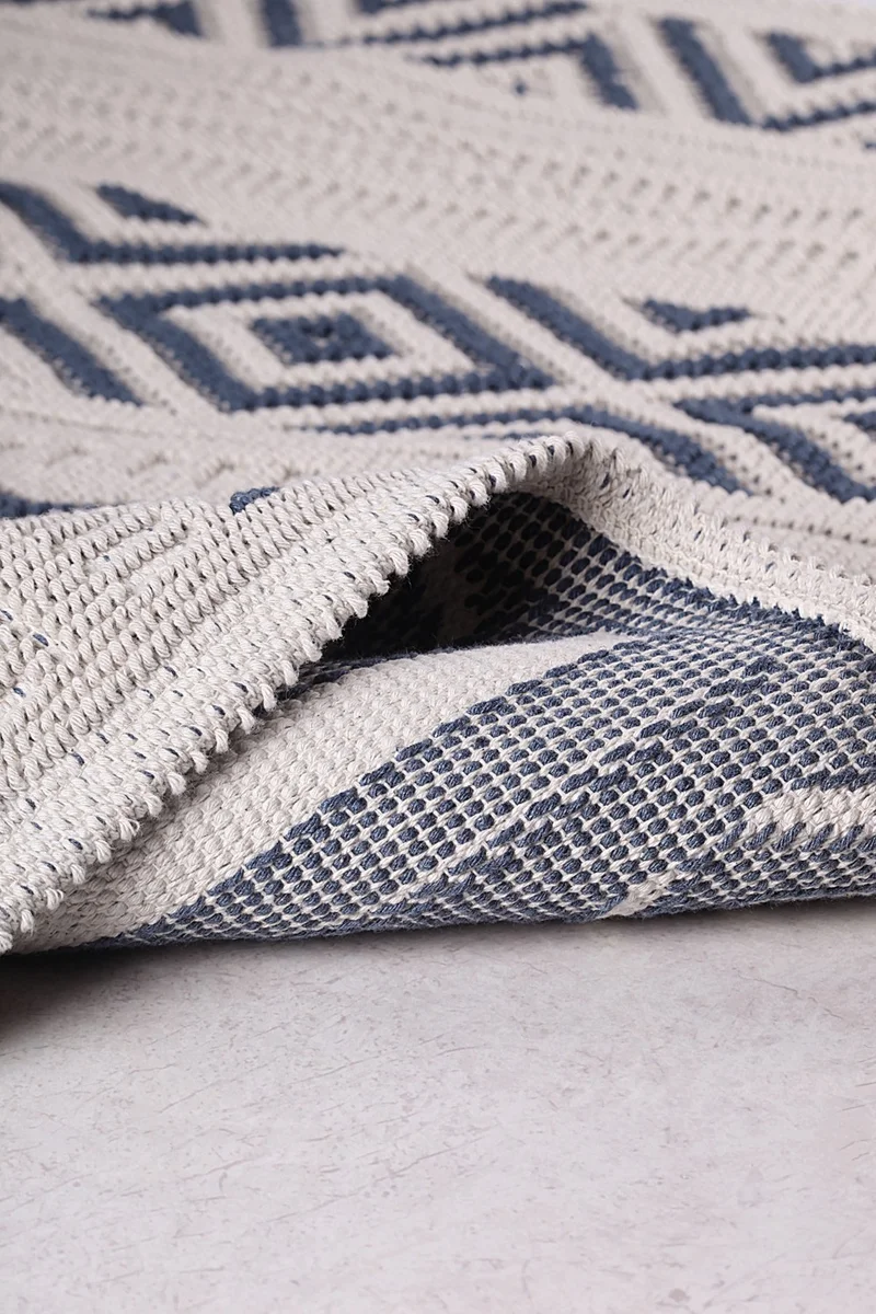 Bluenity Hat Boucle Set 60X100-50X60CM Dark Blue
