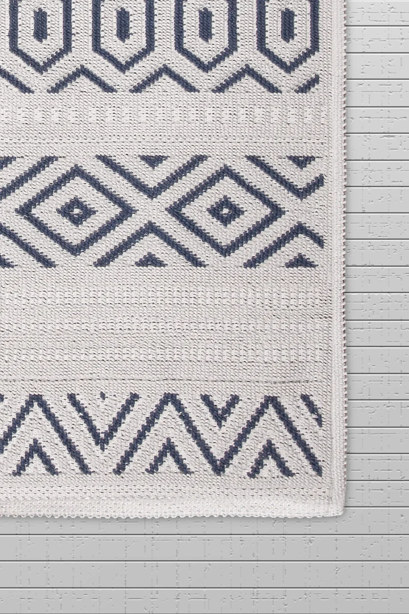 Bluenity Hat Boucle Set 60X100-50X60CM Dark Blue