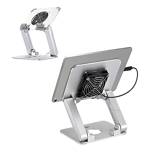 KABCON Surface Pro Tablet Stand with Quiet Cooling Fan for Microsoft Surface & iPad Pro/Air/Mini,Samsung Galaxy,Up to 13'' Tablets - Image 1