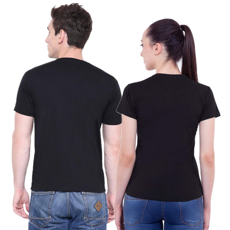 iberry's iberys Cotton Couple Tshirt Matching Maternity Tshirt for Women and Men| Maternity Couple Tshirt for Photoshoot- 02 - Image 2