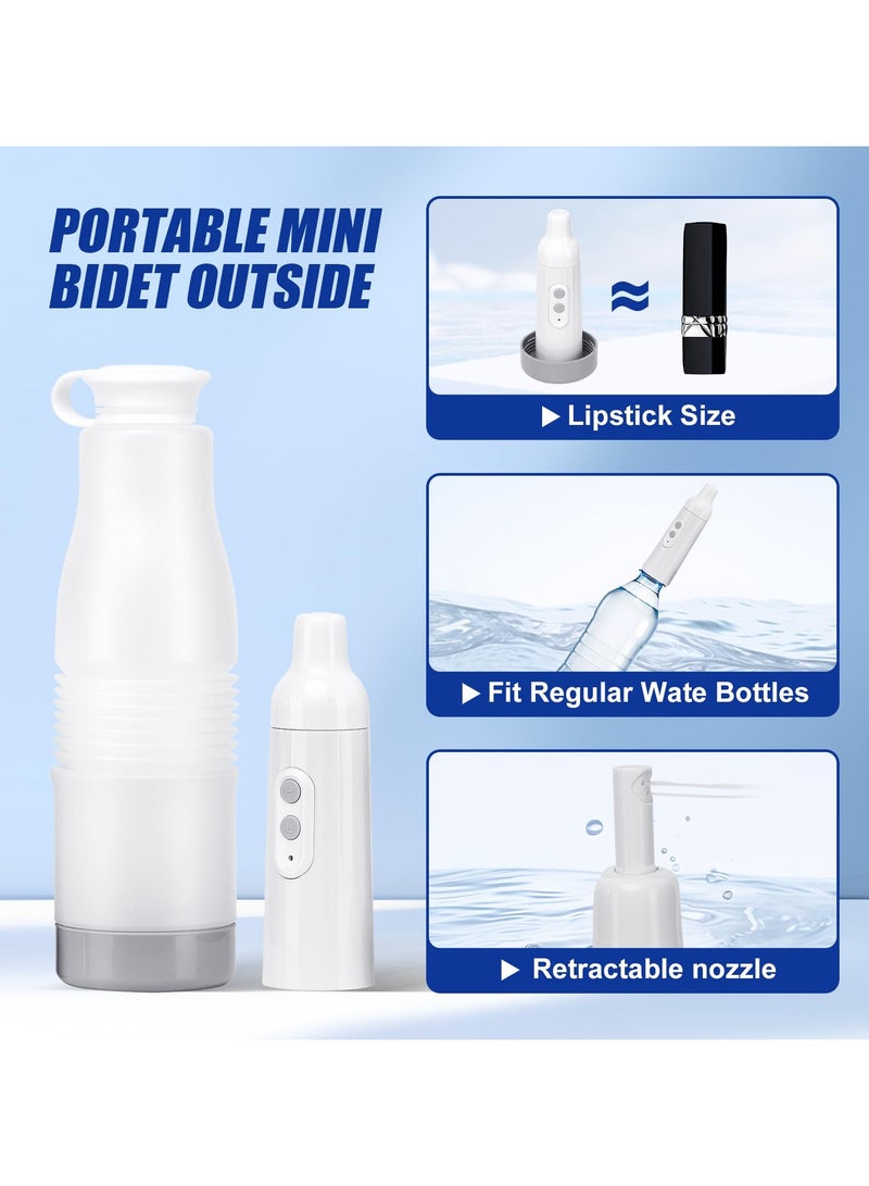 Baeskii Baeskii Portable Bidet, High Pressure USB-Type C Mobile Mini Electric Rechargeable Handheld Portable Travel Bidet, Water Sprayer for Women and Men (Bidet with retracble Nozzle) - Image 2