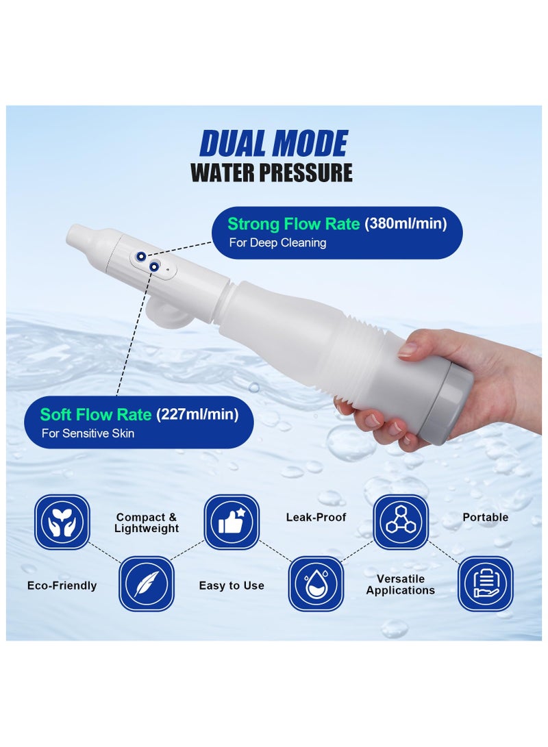 Baeskii Baeskii Portable Bidet, High Pressure USB-Type C Mobile Mini Electric Rechargeable Handheld Portable Travel Bidet, Water Sprayer for Women and Men (Bidet with retracble Nozzle) - Image 4