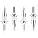 Alpmosn 4PCS License Plate Screws Caps License Plate Fasteners Bolts Exterior Car Accessories Screws Fit for Most Vehicle Motorcycles Trucks Silver - Image 2