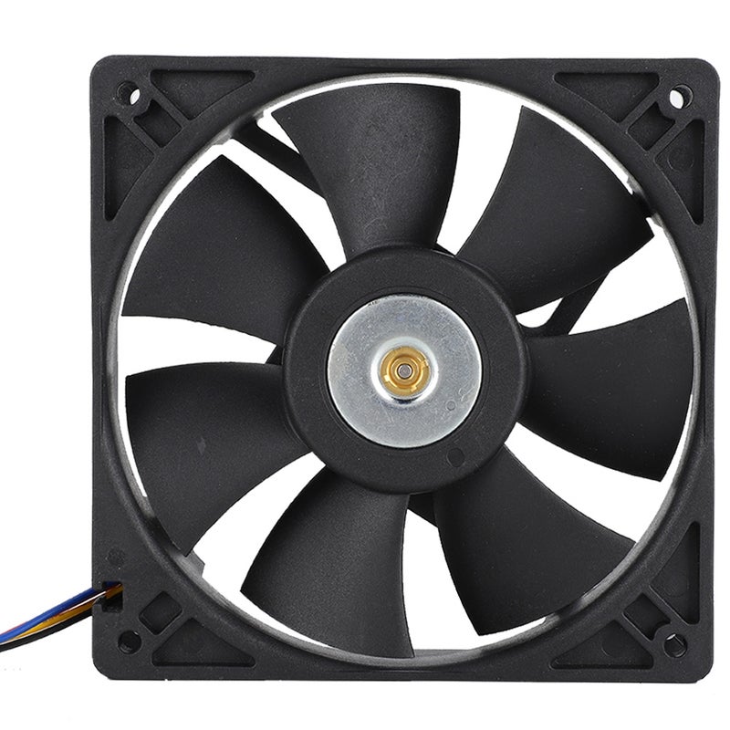 مروحة تبريد صناعية SHLF1212PHE‑15 DC12V 0.8A 12سم 4 دوائر 3000 دورة في الدقيقة 110 قدم مكعبة في الدقيقة مبرد خوادم - Image 5