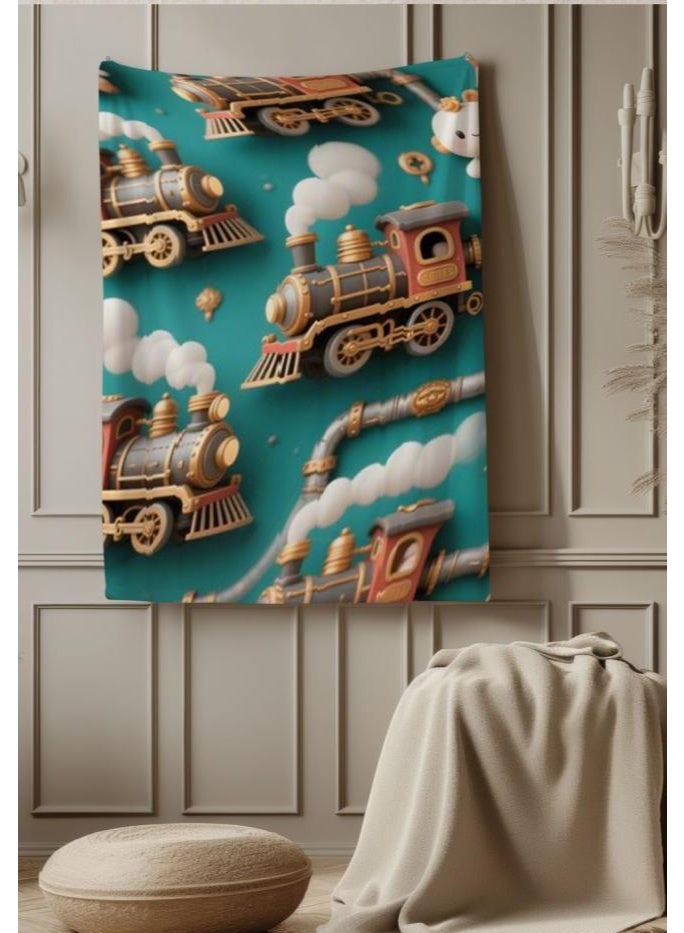 عام بطانية رقيقة من الفانيلا (حرارة ومريحة، ومناسبة للنوم واستخدام اللعبة والغبار والرمل) 150 سم * 200 سم - 777 - Image 1