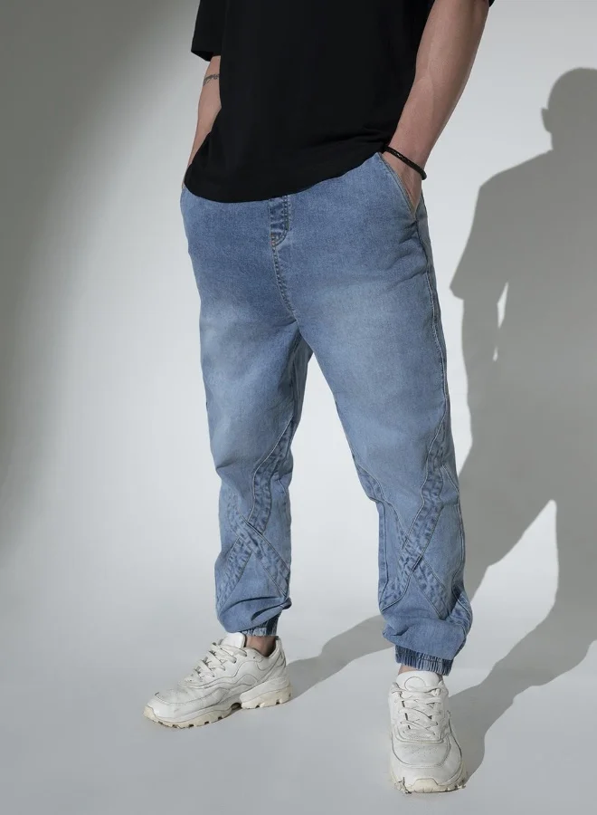 Hubberholme Light Blue Jeans For Men