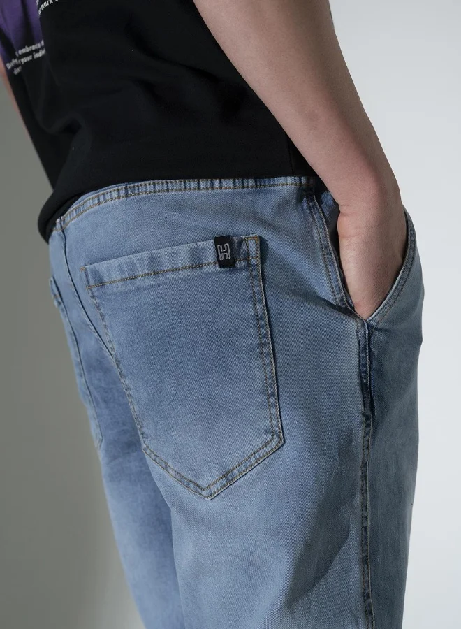 Hubberholme Light Blue Jeans For Men