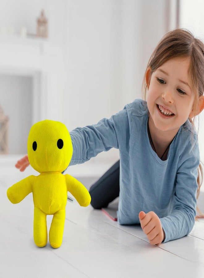 Adenzai Wobbly Life Yellow Man Plush Toy – Soft Stuffed Animal Character Plushie, Cute Wobbly Life Plushies Yellow Man Octopus Inspired Plush Gift for Kids and Gamers - Image 5