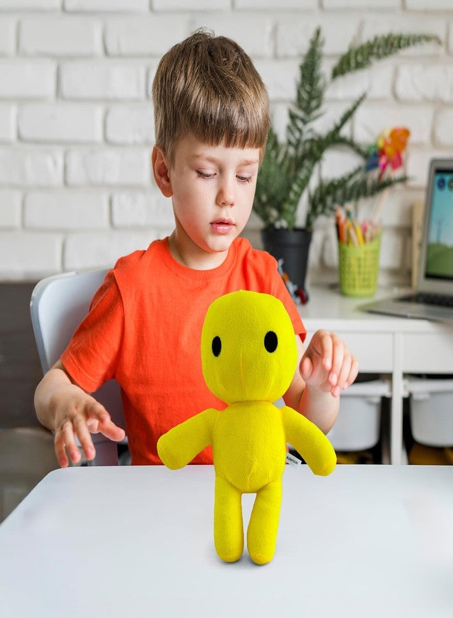 Adenzai Wobbly Life Yellow Man Plush Toy – Soft Stuffed Animal Character Plushie, Cute Wobbly Life Plushies Yellow Man Octopus Inspired Plush Gift for Kids and Gamers - Image 4