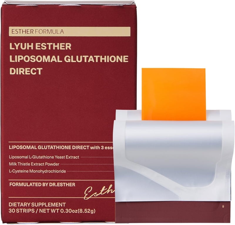 ESTHER FORMULA Liposomal Glutathione Direct 284mg30strips Glutathione  Strips EnhancedAbsorption Korean Beauty Supplement Made in USA for  antioxidant Even Skintone KBeauty | Best Price UAE