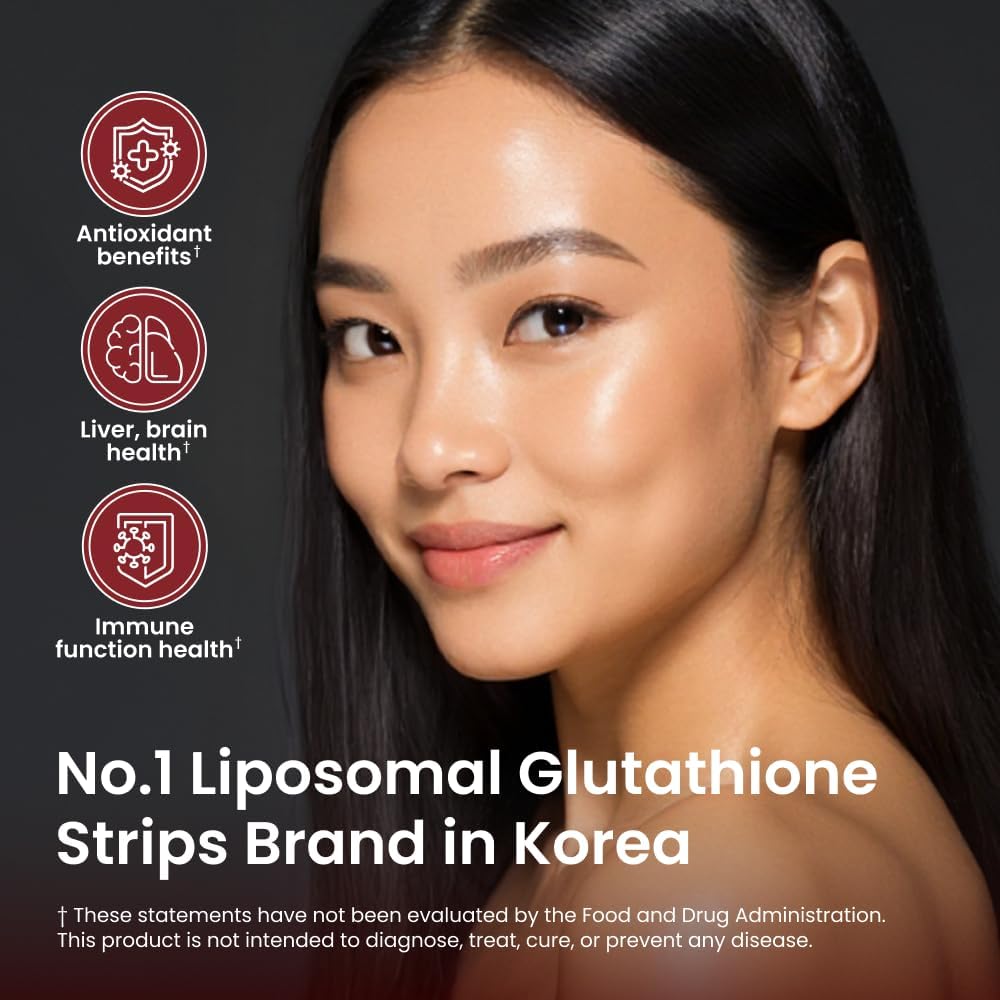 glutathione strip ESTHER FORMULA Liposomal Strips (90 ct) Bonayu Glutathione and Vitamin C