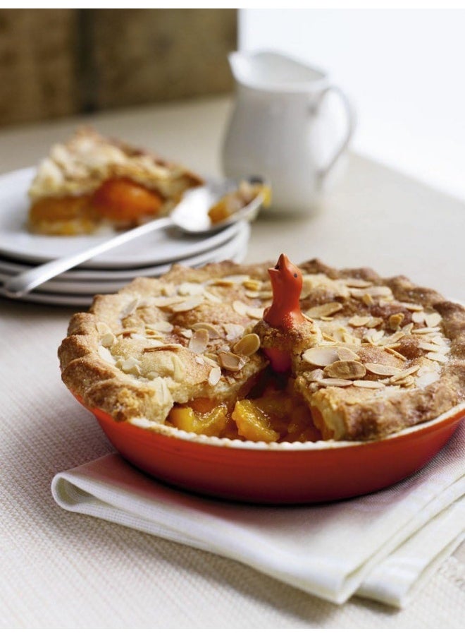 Le Creuset - Le Creuset Stoneware Pie Bird, 3.25", Cerise - Image 1