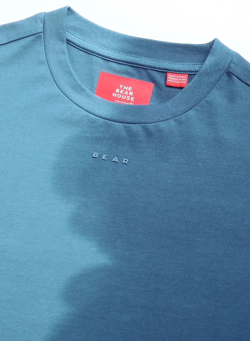THE BEAR HOUSE Men’s Cotton T-Shirt – Soft, Breathable & Comfortable, Perfect for Casual Wear, Ideal for Everyday & Summer